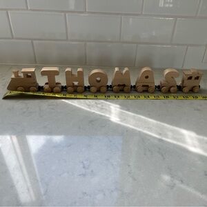 THOMAS Wooden Train Magnetic letters